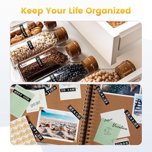 Zodzi Label Maker,Embossing Label Maker,Manual Embossed Label Maker Machine - color: Black