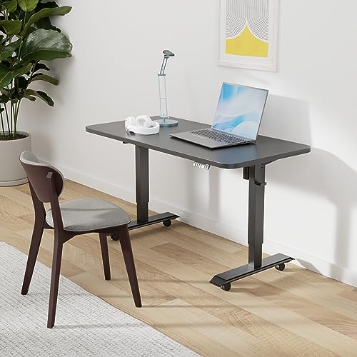 Monomi 48" x24“ Electric Height Adjustable Standing Desk,Black | Ergonomic Home Office Computer Gaming Desks with Memory Presets,Stable Steel Frame,176 lbs Capacity,Easy Assembly - color: Black, size: 48x24
