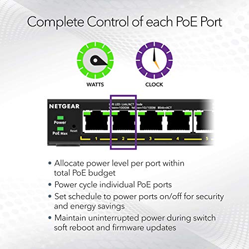 NETGEAR 16-Port PoE Gigabit Ethernet Easy Smart Managed Switch (GS316EPP) - size: 16 Port, PoE+ 231W