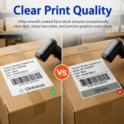 Desktop Thermal Transfer Labels, 4 x 2 in, 4 Rolls - size: 4"x2"