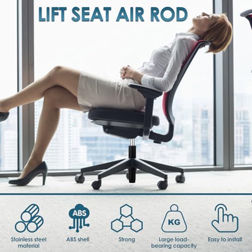 12-18 inch Universal Office Chair Gas Lift Cylinder, 2 Office Seat Gas Lift Cylinder Replacement, Supports up to 450 lbs, Hydraulic Pneumatic Shock Piston, Fit for Most Chairs