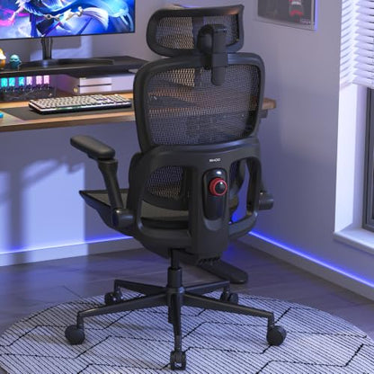 SIHOO B300 Pro Ergonomic Office Chair Without Footrest, 4D Lumbar Support - color: Black