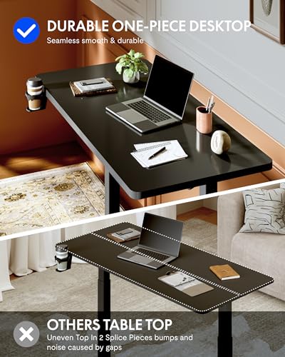 FLEXISPOT H7 Plus Mobile Standing Desk, Pneumatic Adjustable,One-Piece 32" - color: Black, size: 32"