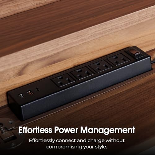 Transformer Table to Desk, Royal Brown | Dining Table to Computer Desk, Work-from-Home Office, Gaming Desk, Study Desk, Space-Saving Furniture - color: Royal Brown