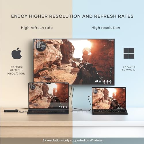 Satechi 8-in-1 USB-C Hub V3, 8K HDMI, 100W Charging, Ethernet, Silver - color: Silver, size: V3