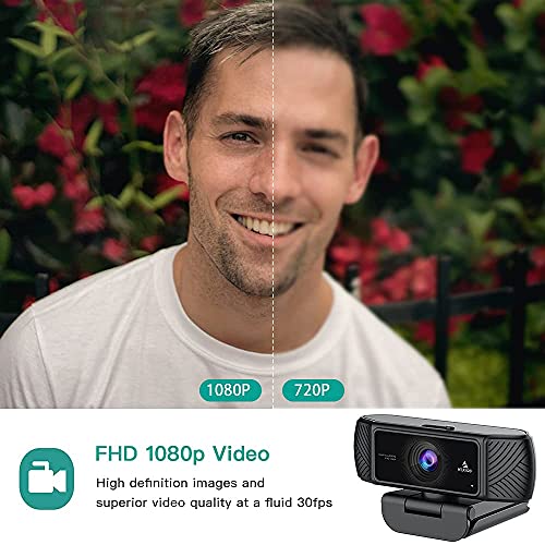 NexiGo N680 1080P Business Webcam with Microphone, Software and Privacy Cover, AutoFocus, Streaming USB Web Camera, for Online Class, Zoom Meeting Skype Facetime Teams, PC Mac Laptop Desktop - style: Webcam 1080p