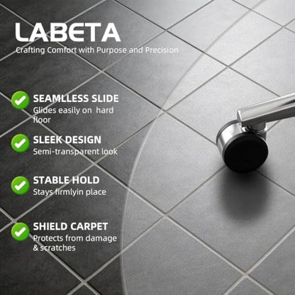 Clear Chair Mat for Hard Floor, 48" x 48" Heavy Duty Floor Protector, Round - size: 48" x 48" Rround (for hard floors)