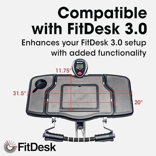 FitDesk Clamp-On Extender for 3.0 Exercise Bike & Standing Desk Attachment