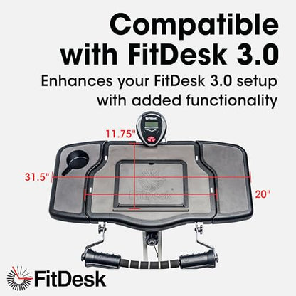 FitDesk Clamp-On Extender for 3.0 Exercise Bike & Standing Desk Attachment