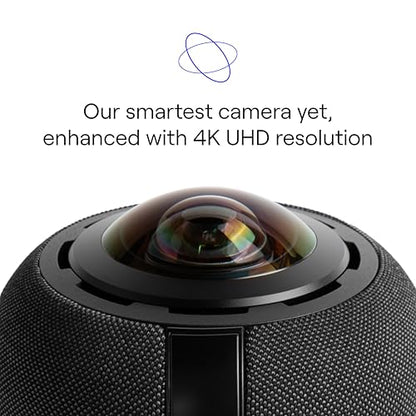 Meeting Owl 4+ 360-Degree, 4K Smart Video Conference Camera, Microphone, and Speaker (Automatic Focus, Zooming, Noise Equalizing, Certified for Microsoft Teams)