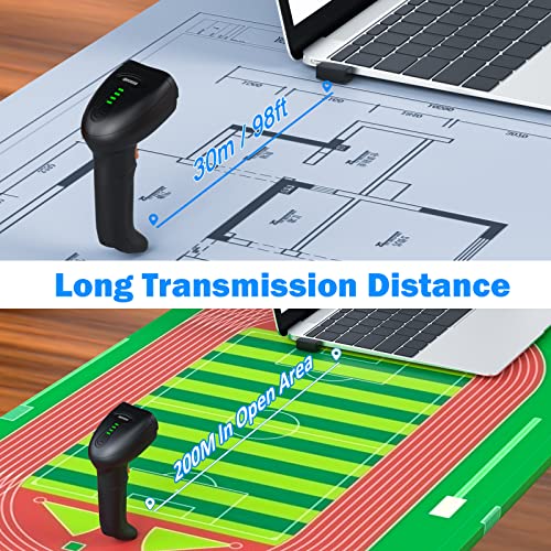 Bluetooth Wireless Barcode Scanner with Auto-Sensing Stand,Putting on Stand to Scan Automatically Sense Scanning 2D QR Bluetooth Barcode Scanner with Battery Level Indicator More-to-one Mode - color: Bluetooth Barcode Scanner with Auto-Sensing Stand