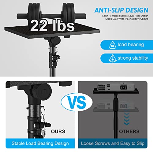 Projector Stand Tripod Laptop Stands Height Adjustable - size: B：23.5"-63.5"