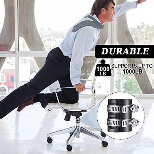Ferraycle Fixing a Sinking Office Chair Cylinder Alternatives 10 Pieces Stainless Steel Hose Clamps 5 Pieces Gas Lift with Dual-Purpose Screwdriver No Gas Lift Cylinder (16 Pieces)