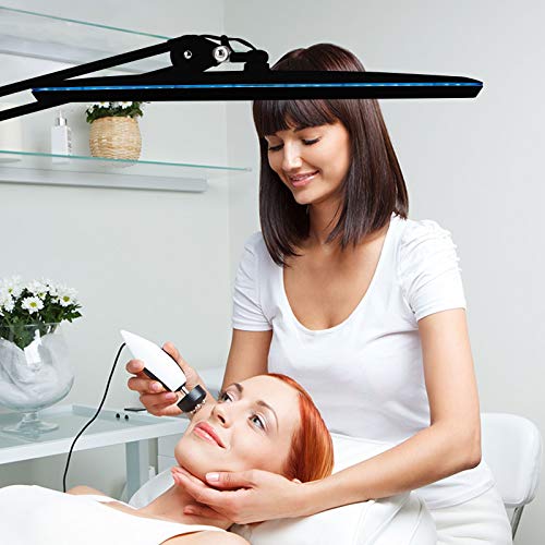 23-Inch LED Task Lamp with Clamp, 24W 2200LM, Black - color: Black