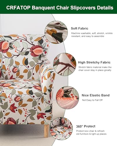 CRFATOP Accent Chair Cover, Stretch Armchair Slipcover for Living Room - color: Color A25