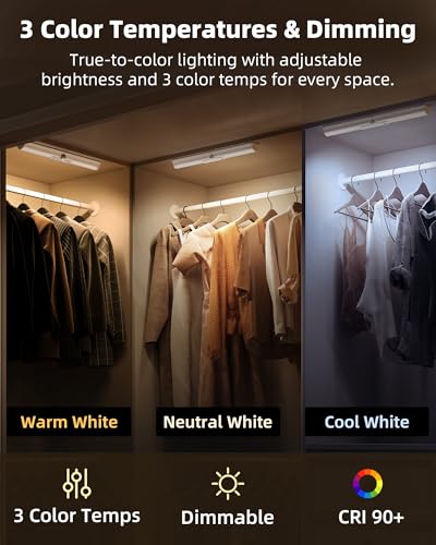 EZVALO 15in Closet Lights, Motion Sensor Lights - size: 15inch