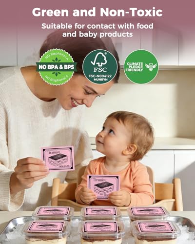 MUNBYN 4x3 Thermal Labels, 500 Sheets/1 Roll, Pink - color: Pink, size: 4x3"