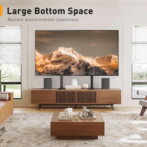 Perlegear Universal TV Stand Legs for 37–90 inch TVs up to 150 lbs - size: 37-90 inch