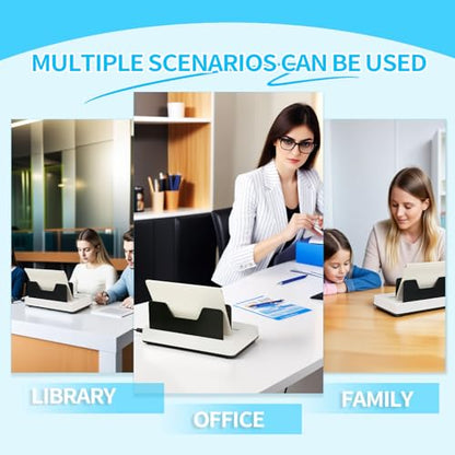 Thermal Binding Machine, Digital Touch Panel with 10 Thermal Binding Covers, No Preheat Time, 500 Sheet Capacity – Electric Book Binder for A4/A5/Letter Size Documents, Office, School & Home Project