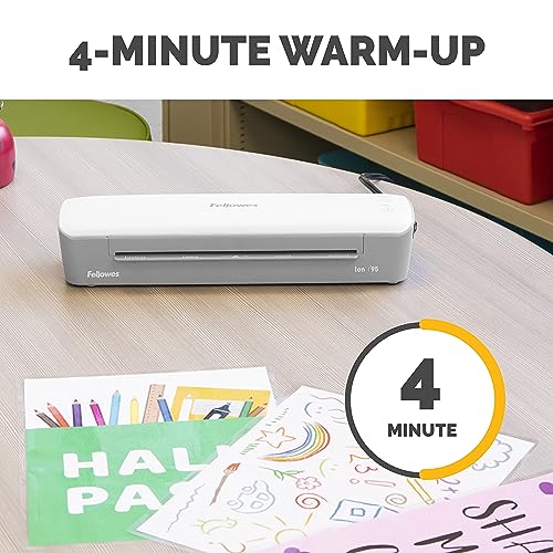 Fellowes Ion™ 95 Thermal Laminator Machine, 9.5", Easy to Use & Compact - size: 9.5", style: Fast