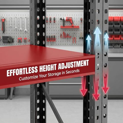Heavy Duty 3 Tier Metal Book Shelf Adjustable Bookcase | 6000 LBS Bolt-free Storage Shelves with Deep Bookshelf for living Room, Office and Garage Storage, 67"Wx 20"Dx 63"H - size: Reinforced 67"Wx 20"Dx 63"H