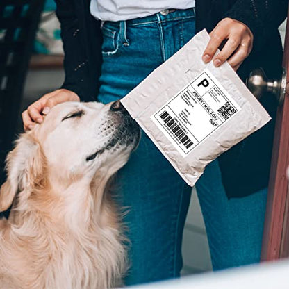 Address Labels, 2 UP Shipping Stickers for Laser & Inkjet Printers,8.5" x 5.5" Shipping Mailing Labels, 2 per Page Shipping Labels, 5 1/2 x 8 1/2 Half Sheet Labels, 200 Labels - color: 2 Up - 200 Labels