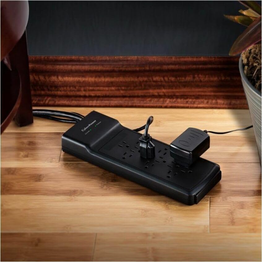 CyberPower CSB1206 Essential Surge Protector (Pack of 6) - size: 1.7" x 4.1" x 12" (Pack of 6)