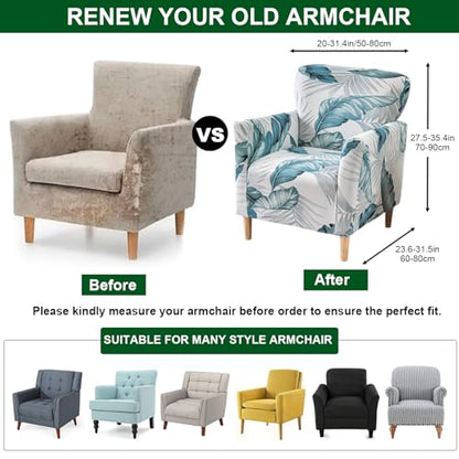 CRFATOP Accent Chair Cover, Stretch Armchair Slipcover for Living Room - color: Color A13