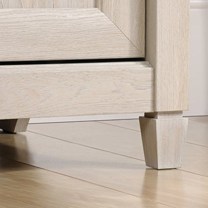 Sauder Edge Water Accent Storage Cabinet with Doors, Utility Cabinet, in Chalked Chestnut finish - color: Chalked Chestnut