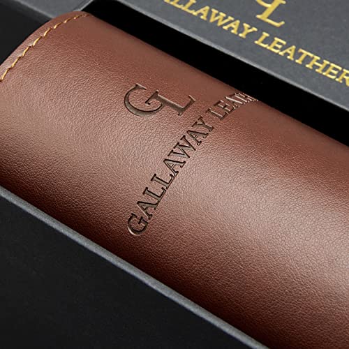 Gallaway Leather Desk Mat - Office Writing Desk Pad, Medium 24" x 14" Dark Brown, Gift Ready Elegant Computer Desk Cover Protector - color: Dark Brown, size: Medium