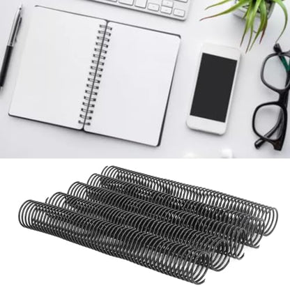 18 Pcs Spiral Binding Coil, 310 Sheet Capacity, 4:1 Pitch, 48 Loop, 38mm Diameter, Spiral Binding Spine for A4 Paper, Plastic Combs for Students Teacher Office