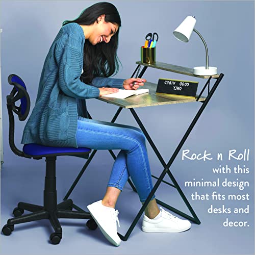 Urban Lifestyle Swivel Mesh Desk Chair, Navy 21D x 21W x 33H in - color: Navy