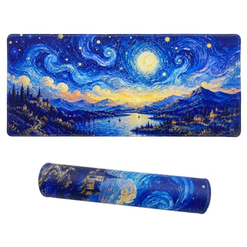 Personal Decoration Large Mouse Pad-70x30 Oilsky | Non-Slip Rubber Base 27.5x11.8IN Computer Desk Mat for PC,Mac,Laptop-Stitched Edges and Smooth Surface for Office,Home,Work - color: 70x30 Oilsky