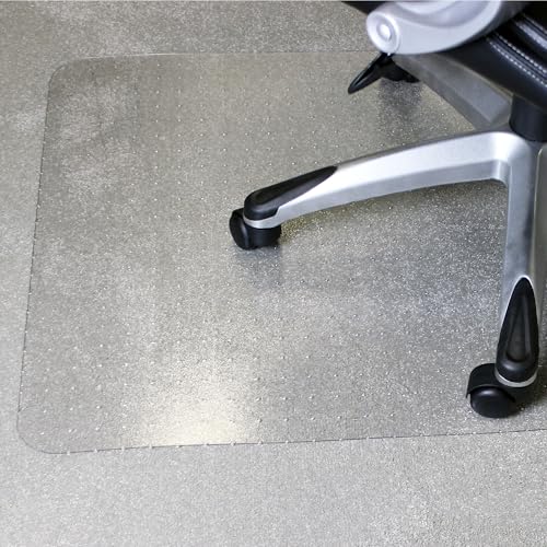 Marvelux Enhanced Polymer Eco-Friendly Office Chair Mat for Low and Standard Pile Carpeted Floors 30" x 48" | Rectangular Carpet Protector, Transparent | Shipped Flat | Multiple Sizes - size: 30" x 48"