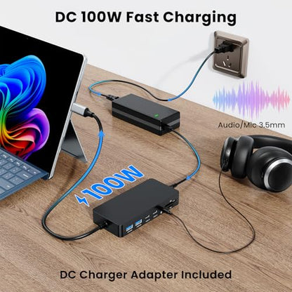 Thunderbolt 4 Dock Triple Displays