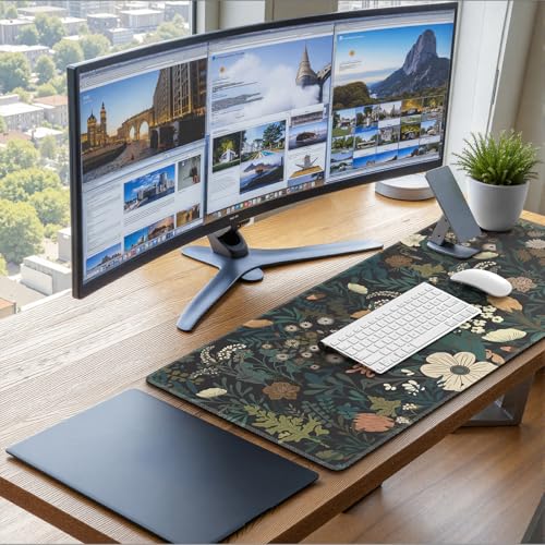 iCasso Desk Mat, Desk Matt for Desktop, Cute Desk Pad Mat, Weeds - color: Weeds