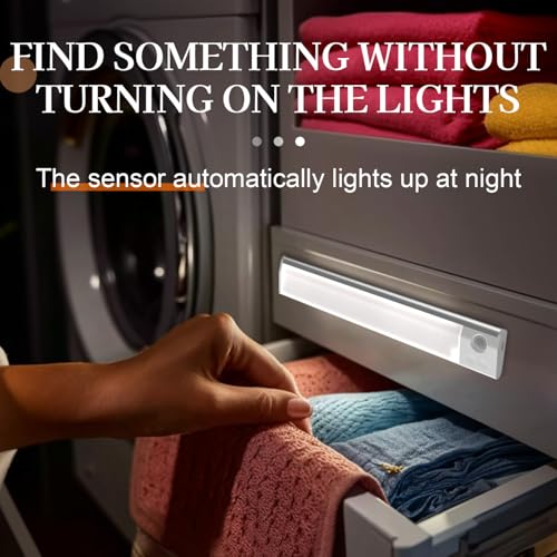 Motion Sensor Under Cabinet Light, 7-Color Rechargeable LED