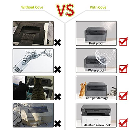 Printer Dust Cover for HP /Epson/Canon/Brother Wireless Printers | 600D Waterproof Printer Cover,Dustproof,16x12x8 Inch Universal Protector for Printers