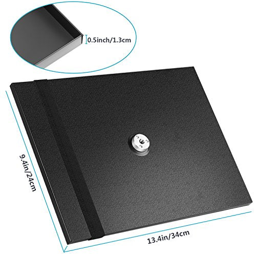 NEEWER Laptop Notebook Pallet Projector Tray Holder, 1/4" to 3/8" Screw - size: 34*24*1.3cm