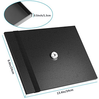 NEEWER Laptop Notebook Pallet Projector Tray Holder, 1/4" to 3/8" Screw - size: 34*24*1.3cm