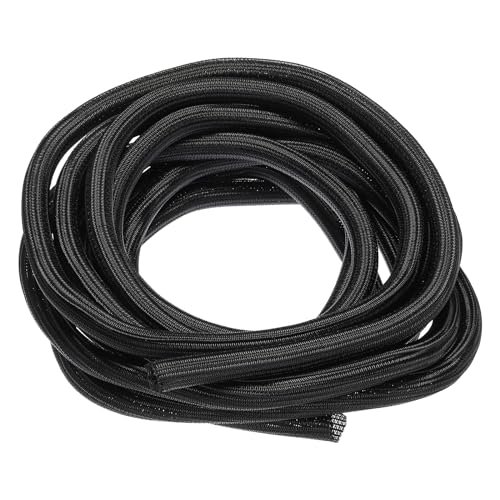MECCANIXITY Cord Sleeve Cable Organizer 24.6 Ft - 3/4 Inch Wire Cover Protector for USB Cable TV Video Under Desk Wire Management - size: 3/4 Inch x 25 Ft
