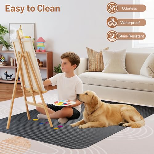 Office Chair Mat for Low Pile Carpet, 48" x 60" Clear Plastic - size: 48"x60"