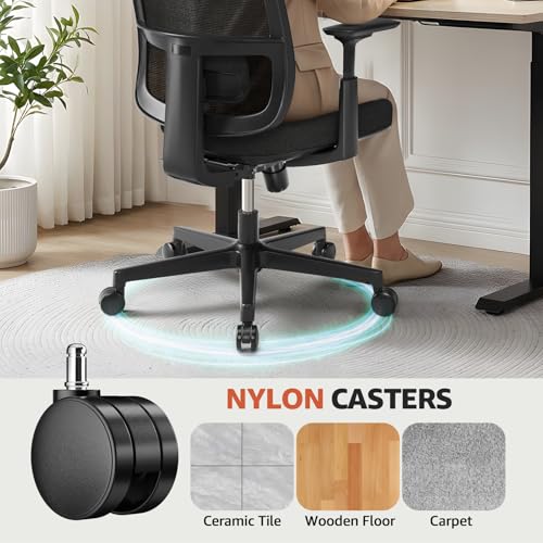 ErgoSift M1 Ergonomic Office Chair with 3.1-Inch Adjustable Seat Depth