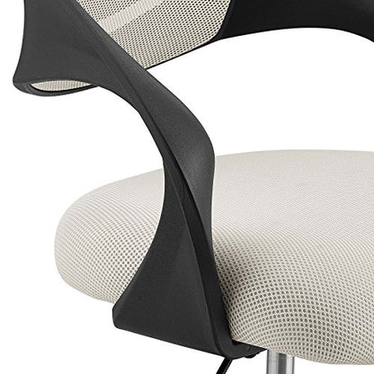 Modway Thrive Drafting Chair - Tall Office Chair for Adjustable Standing Desks in Gray - color: Grey