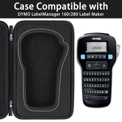 co2CREA Hard Case for DYMO LabelManager 160 280 Portable Label Maker