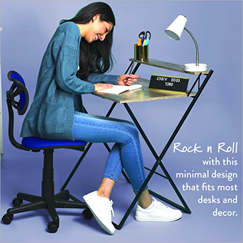 Urban Lifestyle Swivel Mesh Desk Chair, Royal Blue 21D x 21W x 33H in - color: Royal Blue