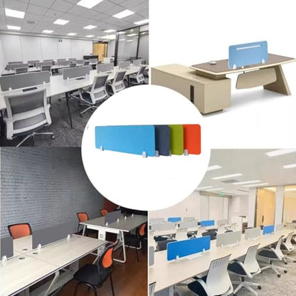 Desk Privacy Screen for Noise Reduction & Visual IsolationEffective Soundproofing Solution Home Office Study Enhances Focus and Productivity - color: Grau, size: 120 x 30 cm