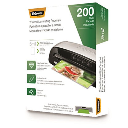 Fellowes Saturn 3i 95 Thermal Laminator Machine Bundle with Laminating Pouches - size: 9.5 Inch