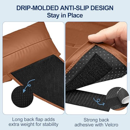 Recliner Pillow, Adjustable Neck & Head Support Pillow - color: Brown