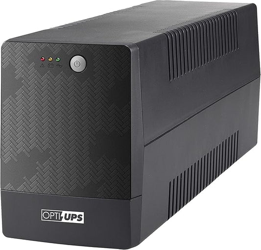 OPTI-UPS TS2000E (2000va 1200w) 3 Year Warranty Line Interactive UPS Battery Backup & Surge Protector AVR Automatic Voltage Regulator, Uninterruptible Power Supply *Requires 20-AMP Outlet See Picture* - size: 2000-va